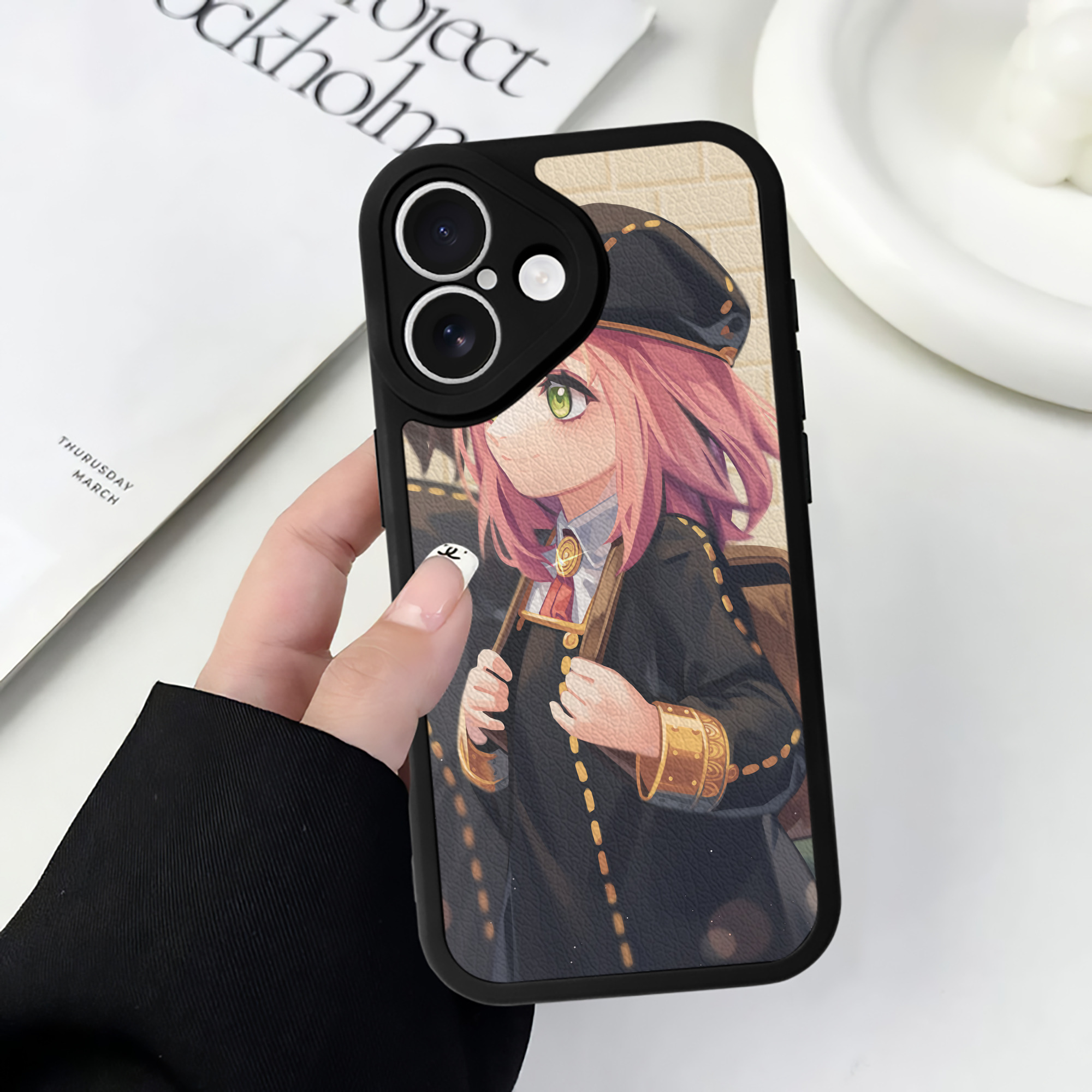 （画像用） SPY×FAMILY间谍家家酒 【iPhone 16シリーズ対応】シリコンスマホケース（レザー調） 材質：シリコン